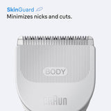 Braun BG 3500 Series 3 body trimmer, imported from the UK