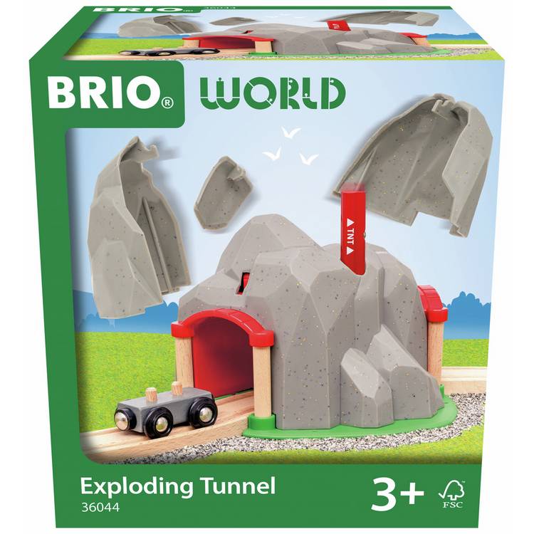 BRIO exploding train tunnel, imported from the UK