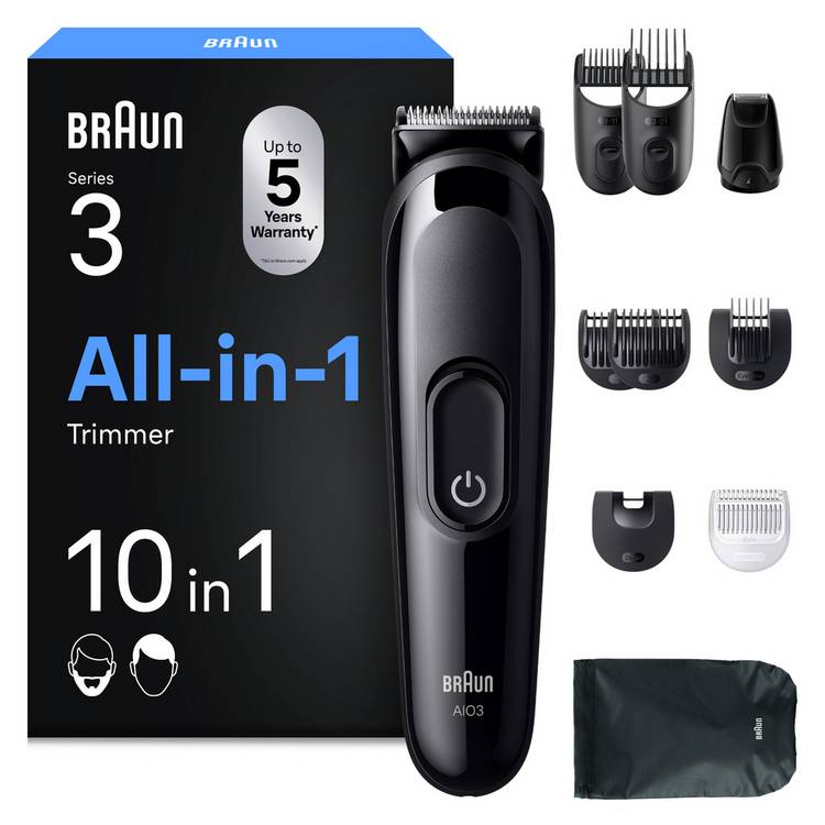 Braun AIO3560 10in1 multi-grooming kit, imported from the UK