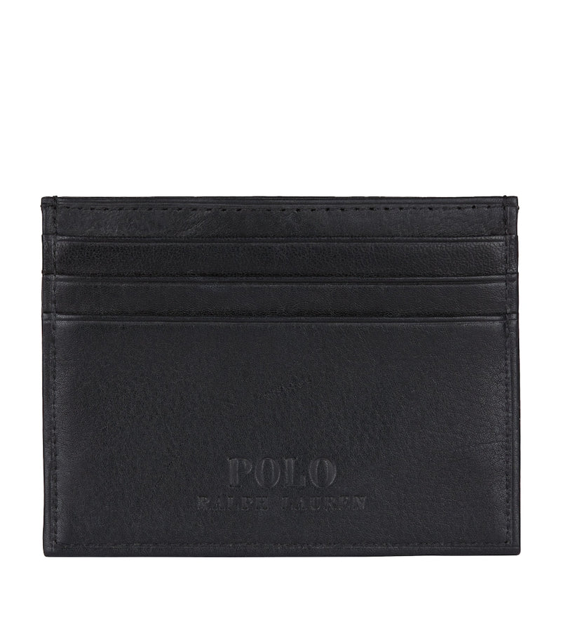 Polo Ralph Lauren leather card holder with six slots - (British brand)
