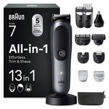 Braun 13-in-1 multi-grooming kit beard and hair clipper, imported from the UK