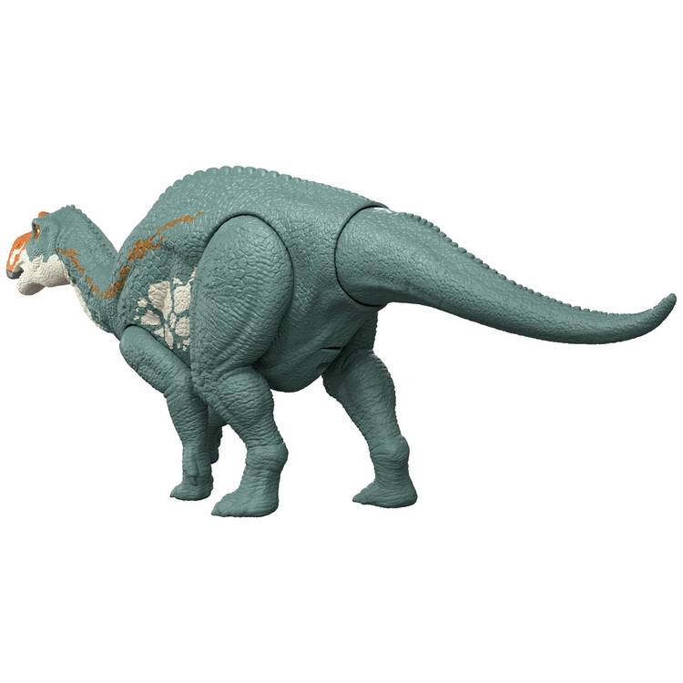 Mattel Wild Roar Maiasaura dinosaur action figure 12.5-inch, UK version