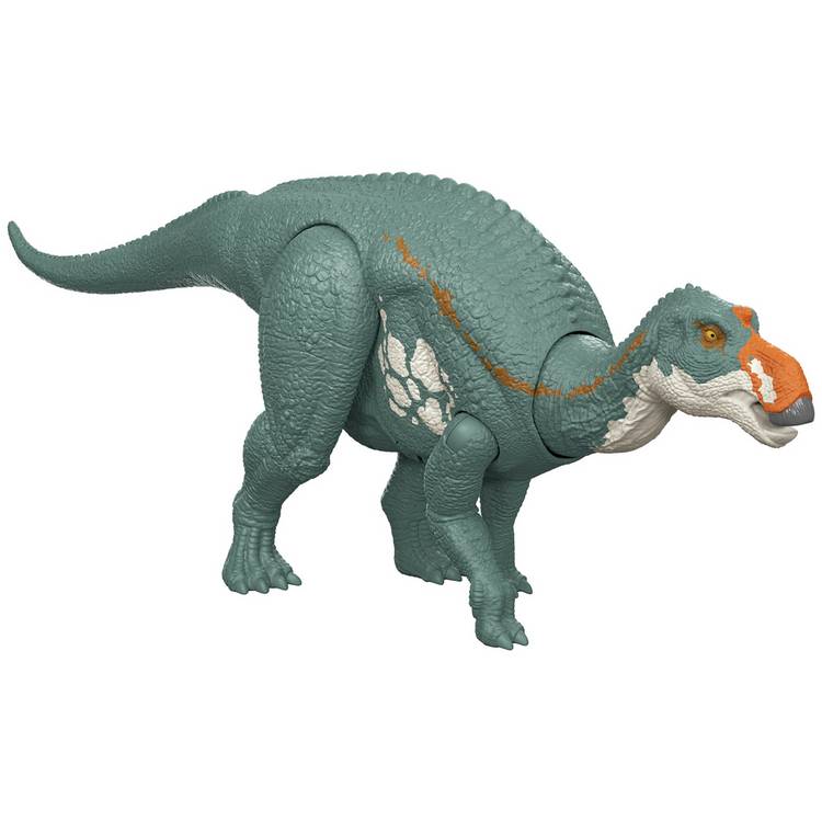 Mattel Wild Roar Maiasaura dinosaur action figure 12.5-inch, UK version