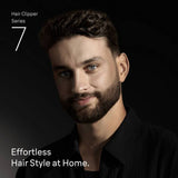 Braun HC 7590 Series 7 hair clipper with combs (British brand)