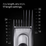 Braun HC 7590 Series 7 hair clipper with combs (British brand)