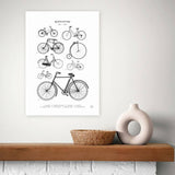 Argos East End Prints Bicyclettes Art Print - A3- Buy online at McGrocer