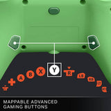 PowerA wired controller in green with Hall Effect thumbsticks, UK version