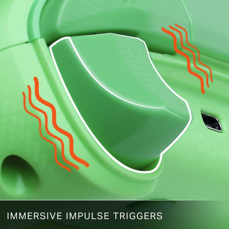 PowerA wired controller in green with Hall Effect thumbsticks, UK version