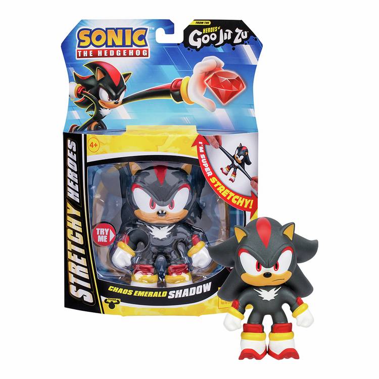 Heroes of Goo Jit Zu Sonic Shadow stretchy figure 4 inch (British brand)