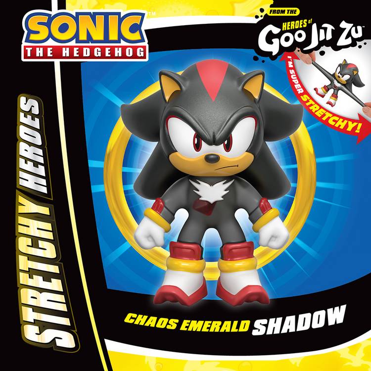 Heroes of Goo Jit Zu Sonic Shadow stretchy figure 4 inch (British brand)