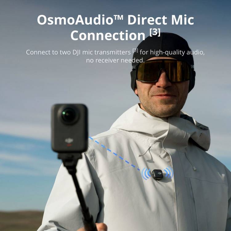 DJI Osmo Action 360 action camera, UK version