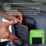 Tower 65 litre sensor bin in grey - British product