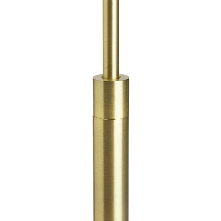 Habitat brass floor lamp with glass shade - British product