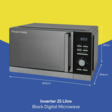 Russell Hobbs 900W inverter microwave 25L, UK version