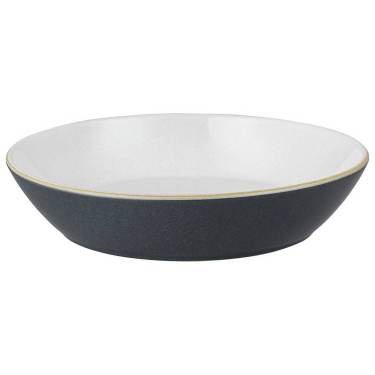Denby stoneware pasta bowls charcoal 4-piece, imported from the UK