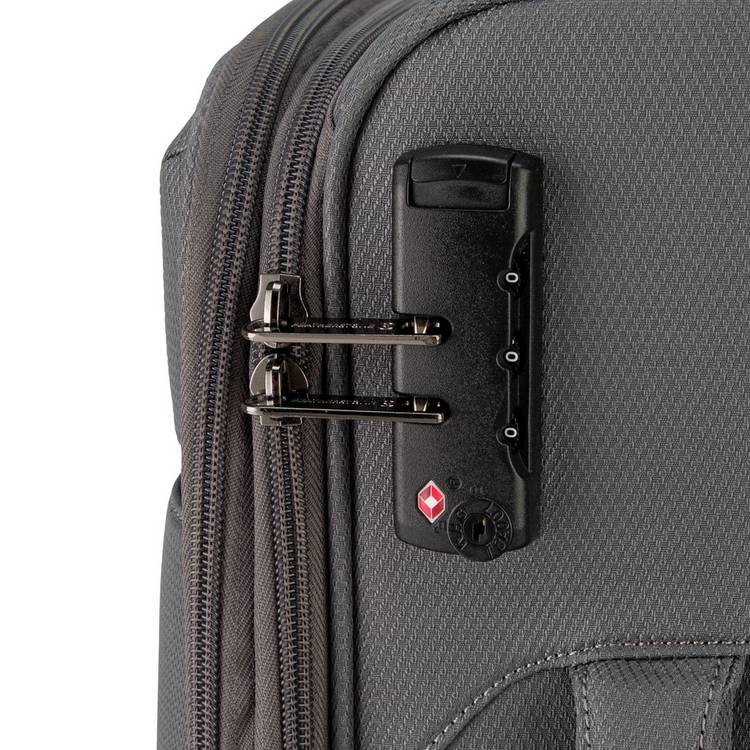 Featherstone 8 wheel soft cabin suitcase, UK version