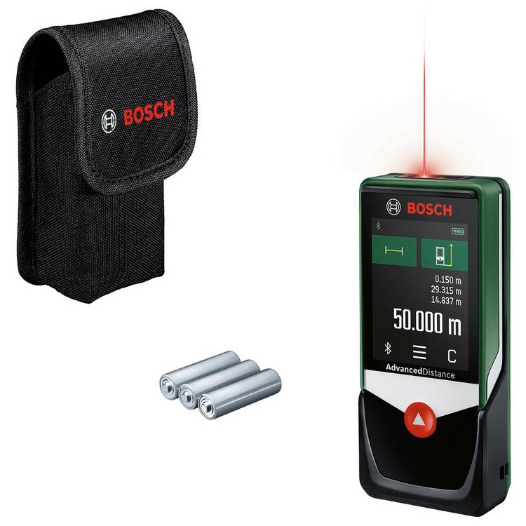 Bosch Advanced Distance 50C digital laser measure, imported from the UK