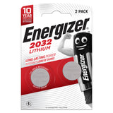 Energizer lithium coin battery 2032 2-pack - British product