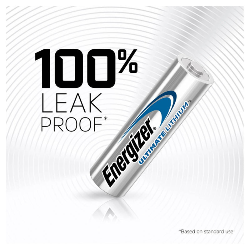 Energizer Ultimate Lithium AAA batteries 4 pack, imported from the UK