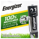 Energizer Accu Recharge Universal AA rechargeable batteries 4 pack - British product