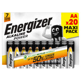 Energizer Alkaline AA Batteries 20 pack - British product