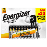ASDA Energizer Alkaline Power AAA Batteries 20 Pack- Buy online at McGrocer