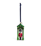 2025 Glass Festive Bauble with Velvet Hanging Loop