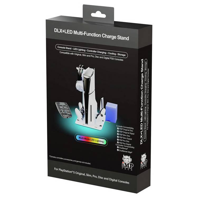 iMP DLX+LED Charge Stand for PS5, UK version
