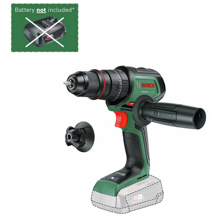 Bosch cordless drill AdvancedImpact 18V-80 - British product