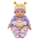 My First Tiny Treasures Busy Bee doll outfit 36cm, imported from the UK