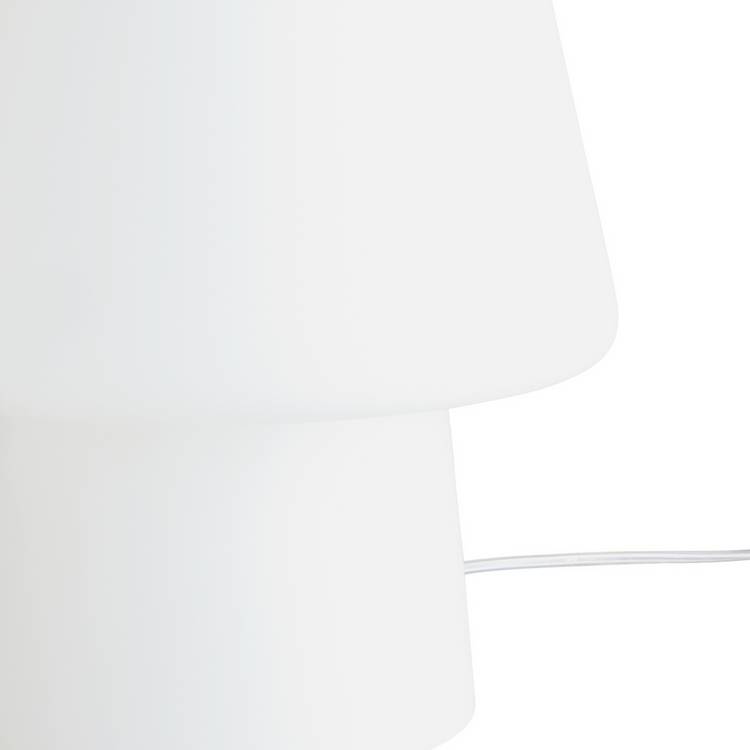 Habitat table lamp Flore Glass XL white, UK version