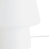 Habitat table lamp Flore Glass XL white, UK version