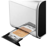 Russell Hobbs Luna 2 slice toaster black silver, imported from the UK