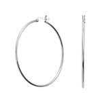 Revere sterling silver hoop earrings 57mm - British product