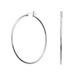 Argos Revere Sterling Silver Hoop Earrings 57mm- Buy online at McGrocer