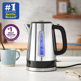 Russell Hobbs quiet boil kettle black 1.7 litre, imported from the UK