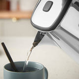 Russell Hobbs quiet boil kettle black 1.7 litre, imported from the UK