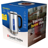 Russell Hobbs Luna Quiet Boil kettle with titanium trim, UK version