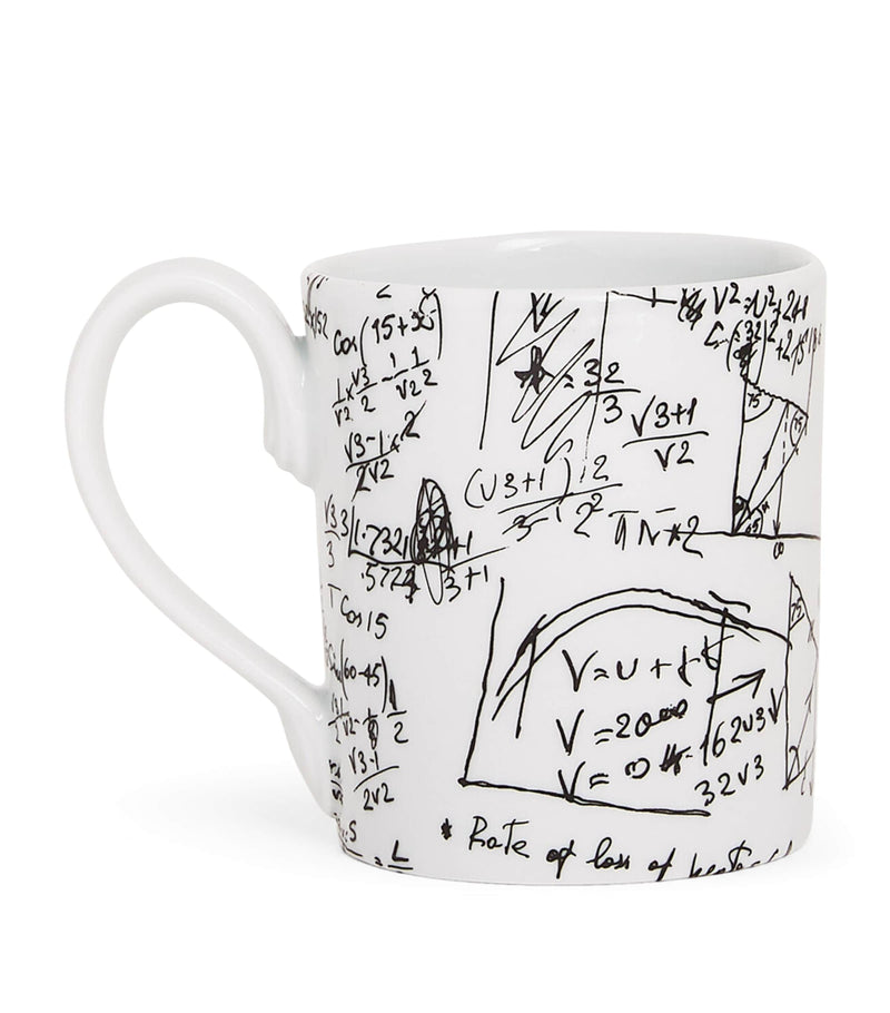 Fornasetti mathematical formulae porcelain mug - British product