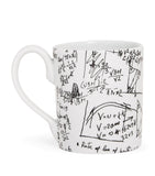 Fornasetti mathematical formulae porcelain mug - British product