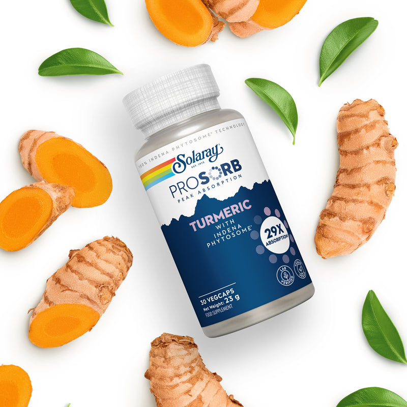 Solaray Turmeric 500mg Meriva curcumin supplement (British brand)