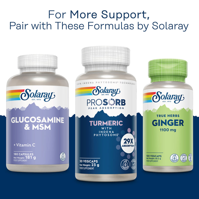 Solaray Turmeric 500mg Meriva curcumin supplement (British brand)