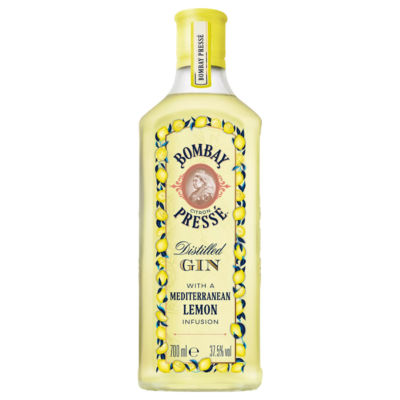 Bombay Citron Pressé Mediterranean Lemon gin 70cl - British product