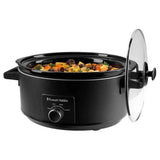 Russell Hobbs slow cooker matte black 7L, imported from the UK