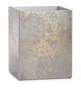 Harrods Labrazel Painted Glass Natasha Bathroom Waste Bin- Buy online at McGrocer