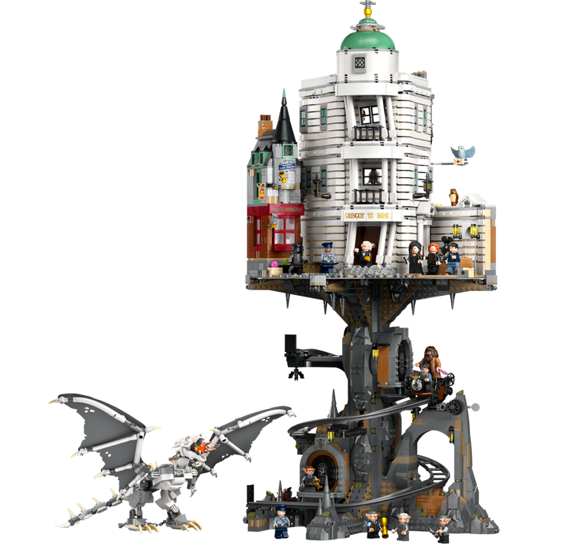 Lego Gringotts Wizarding Bank Collectors Edition Building Set 4801 Pieces, UK version