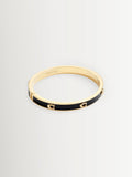 COACH black and gold enamel bangle bracelet - British product