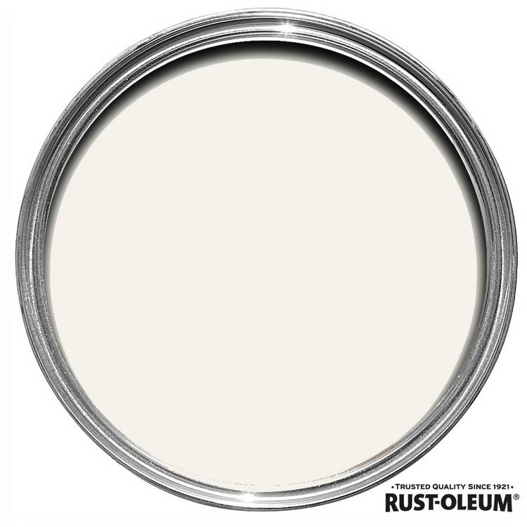 Rust-Oleum chalky furniture paint Chalk White 750ml (British brand)