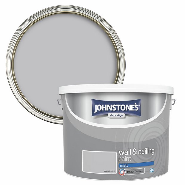 Johnstone's wall and ceiling paint Moonlit Sky 10L, imported from the UK