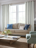 Laura Ashley curtains Blue Candy Stripe - British product